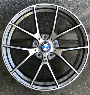 5342 Gunmetal Machined / Matte Gunmetal / Gloss Black / Satin Black alloy wheel