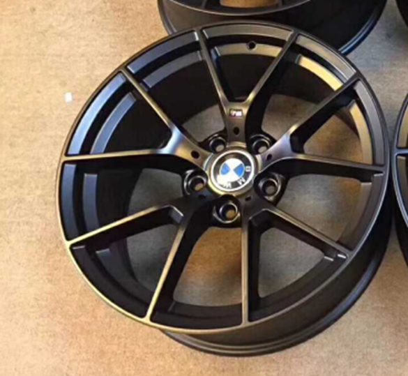 K5342 1880-03 Black with 50% Matte Clear Coat alloy wheel