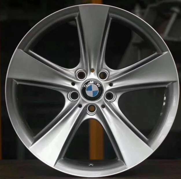 ZY836 Fine Sparkle Silver / Medium Sparkle Silver / 30-degree Matte Black alloy wheel