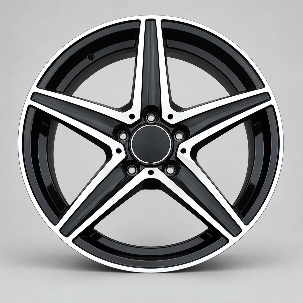 A030 Black Machined / Gunmetal Machined alloy wheel