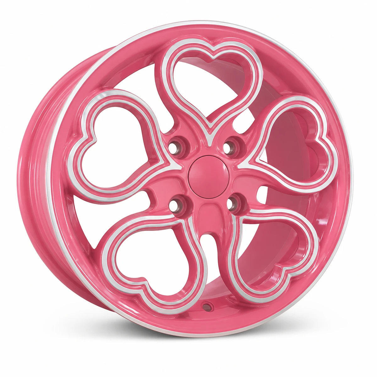 GL090 Pink with Machined Face (Pink MF) alloy wheel