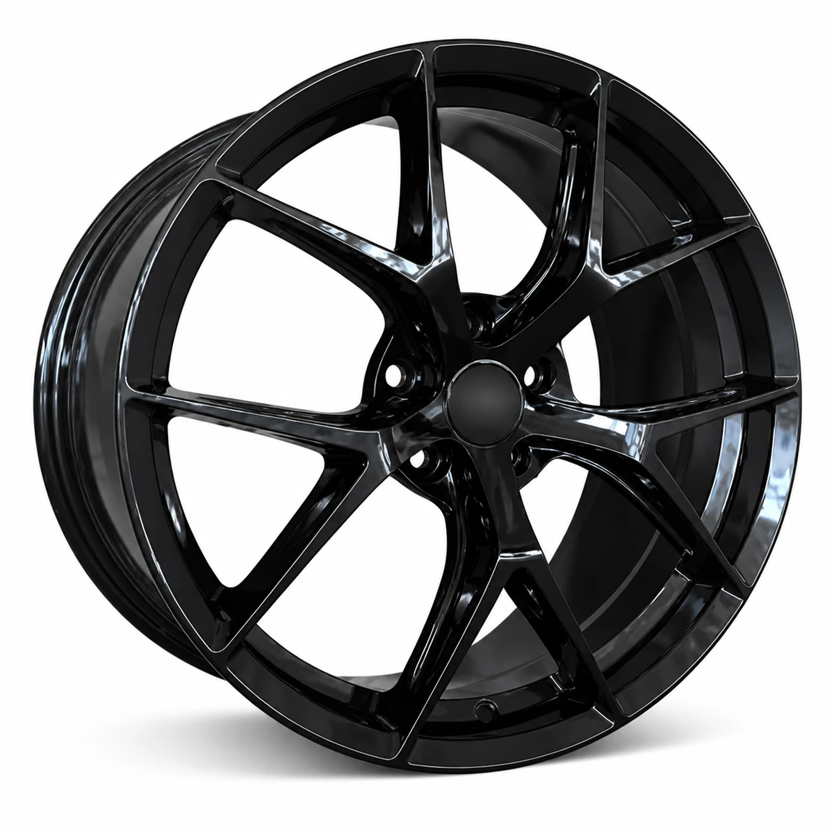 GL193 Full Gloss Black with Cutout Design (BLACK) alloy wheel